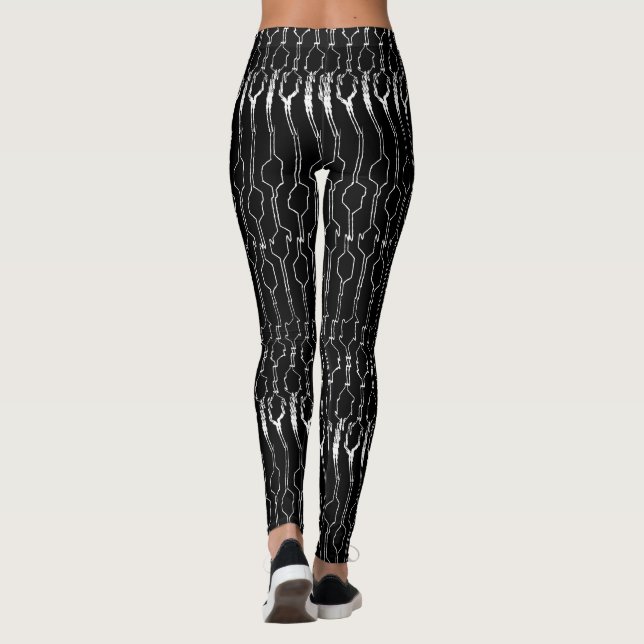 Legging arte de linha (Verso)