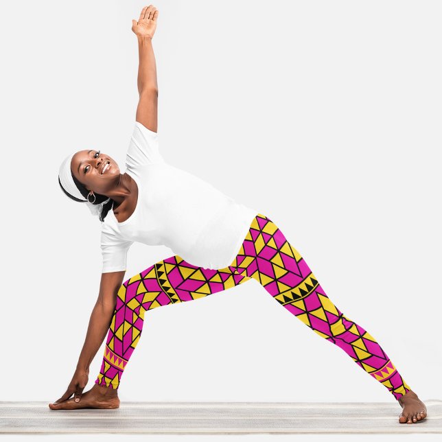 Legging Arte de Padrão Têxtil (Criador carregado)