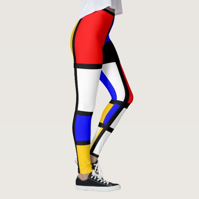 Legging Arte Estilo Mondrian (Direita)