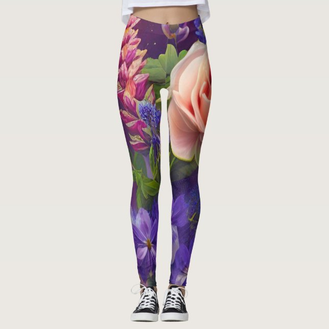 Legging Arte Floral (Frente)
