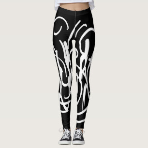 Legging Arte geométrica abstrato modernista
