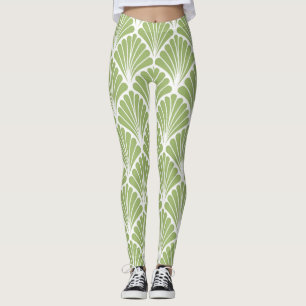 Legging Arte Geométrica Deco, padrão sem costura