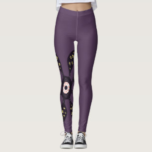 Legging Arte gótico estranha assustador do monstro do olh