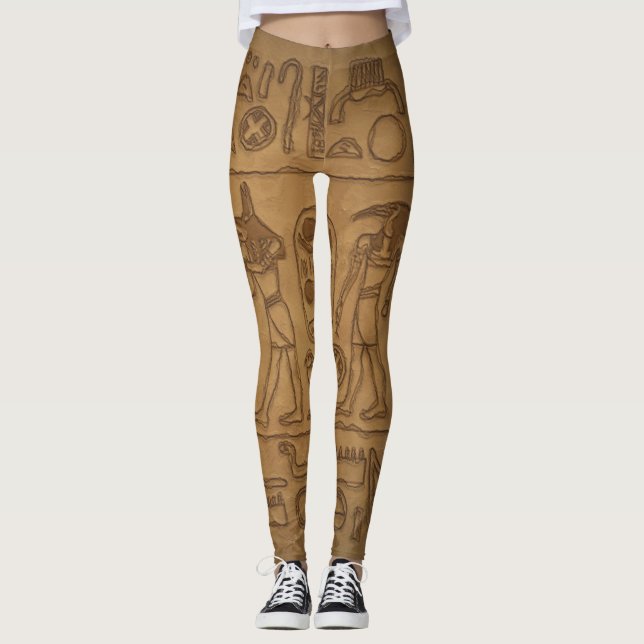 Legging Arte Hieroglífica Egípcia (Frente)