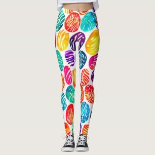 Legging Arte Impressa Colorida