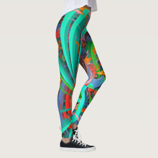 Legging Arte Mística Abstrata
