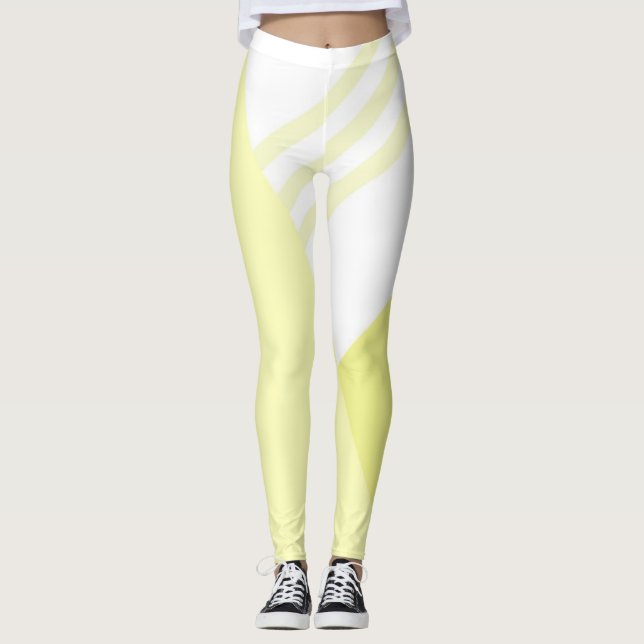 Legging arte moderna abstrato (Frente)