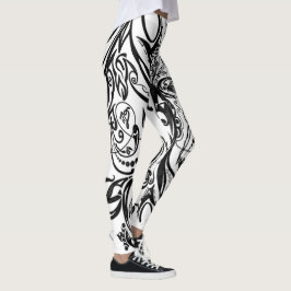 Legging Arte Monocromático Inspirado na Natureza