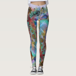 Legging Arte na natureza, handmade