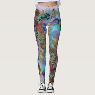 Legging Arte na natureza, handmade