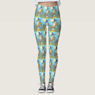 LEGGING ARTE POPULAR DA CORUJA DE CELEIRO, CANELEIRAS DO