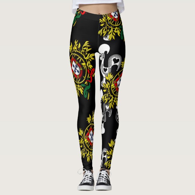 Legging Arte popular portuguesa (Frente)
