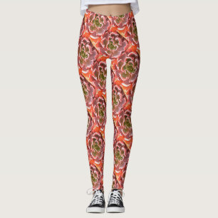 Legging Arte Realista Suculta e Rebelde Tons Rosa