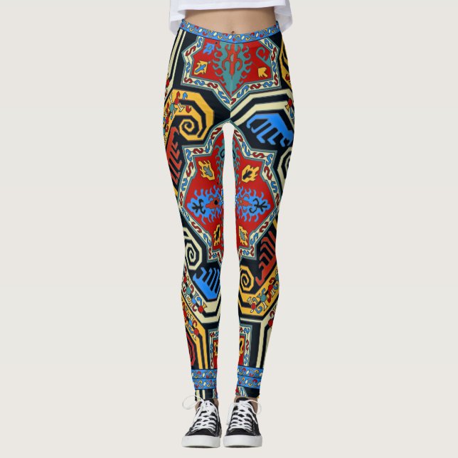 Legging Arte tradicional armênia (Frente)
