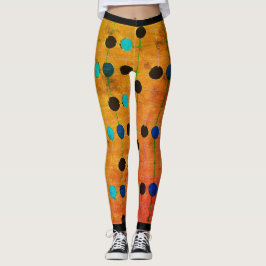 LEGGING ARTISTA JAPONÊS KORIN PATTERN IMPRESSO PERNAS
