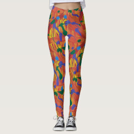 Legging Artistas Abstrato