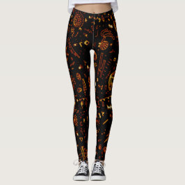 Legging Artsy Dourado Black