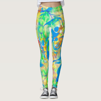 Legging Artsy Galore CBDOilPrincess