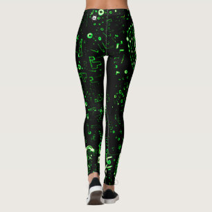 Legging Artsy Green Black
