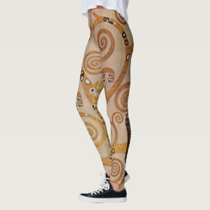 Legging Árvore da Vida de Gustav Klimt, Arte Nouveau Estil