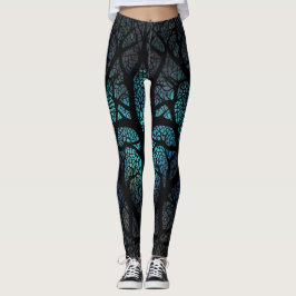 Legging Árvore da Vida - Mosaico da Floresta Mística