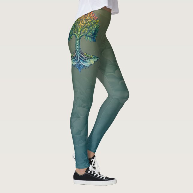 Legging Árvore da Vida Mudando o Amanhecer (Direita)