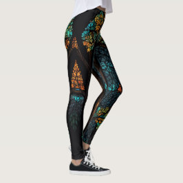 Legging Árvore da Vida Rapariga Poder e Amor