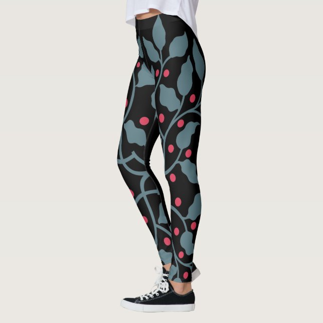Legging árvore de azevinho (Esquerda)
