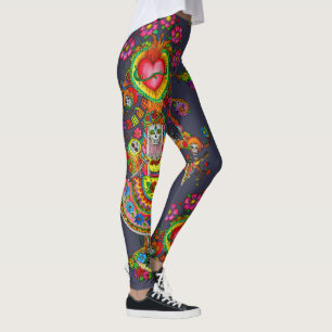 Legging Árvore de caneleiras inoperantes do design do