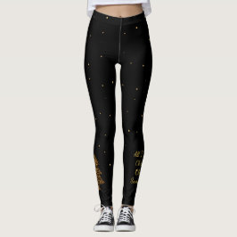 Legging Árvore de Leopardo Chic de Férias