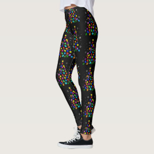 Legging Árvore de Natal Autismo