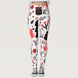 Legging Árvore De Natal, Presentes E Decorações