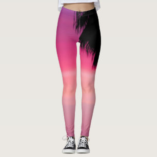 Legging Árvore de Pam Rosa