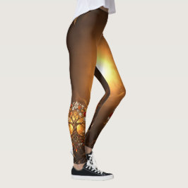 Legging Árvore Enluarada da Eternidade Embrenhada