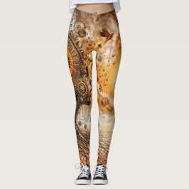 Legging Árvore Mecânica do Tempo