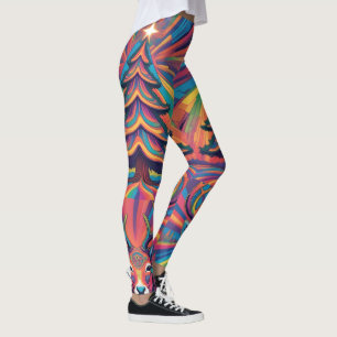 Legging Árvore Natal & Reindeer