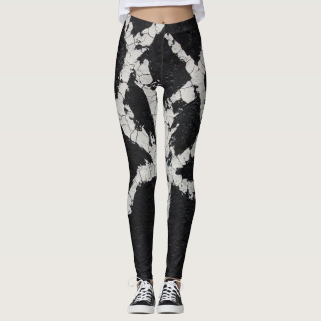 Legging árvore rachada (Frente)