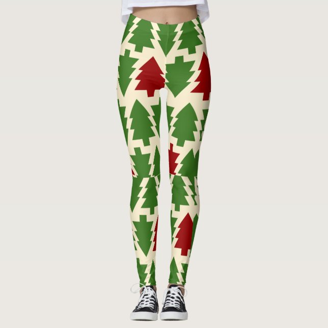 Legging Árvores de Natal (Frente)