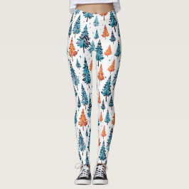 Legging Árvores de Natal Joyous felizes