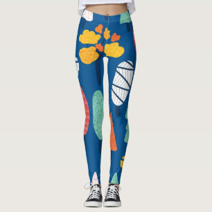 Legging Árvores De Rabanete: Crianças Vintage Em Segundo P