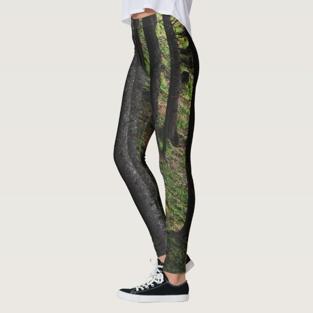 Legging Árvores e musgo verde (Esquerda)