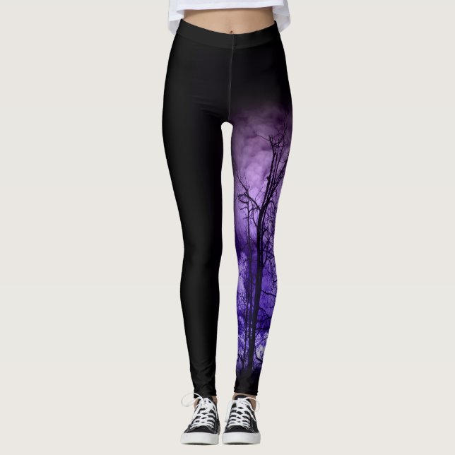 Legging Árvores roxas (Frente)
