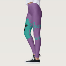 Legging As caneleiras das mulheres do guerreiro de Spoonie