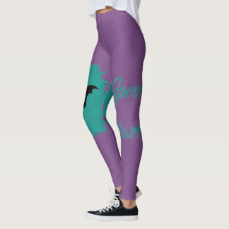 Legging As caneleiras das mulheres do guerreiro de Spoonie