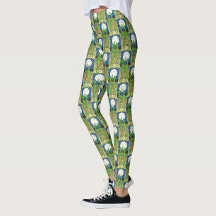 Legging As caneleiras das mulheres dos desenhos animados