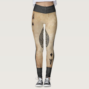 Legging Ás de travesseiro decorativo de espadas