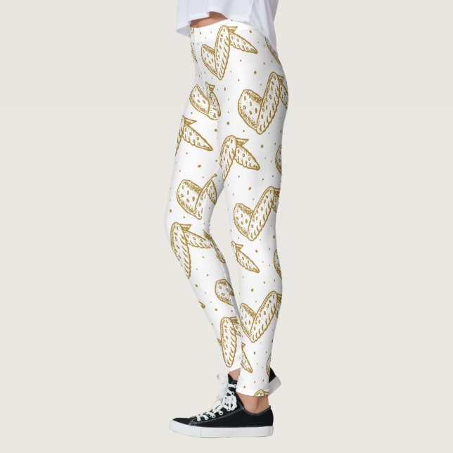 Legging Asas de frango no fundo da Bolinhas (Esquerda)
