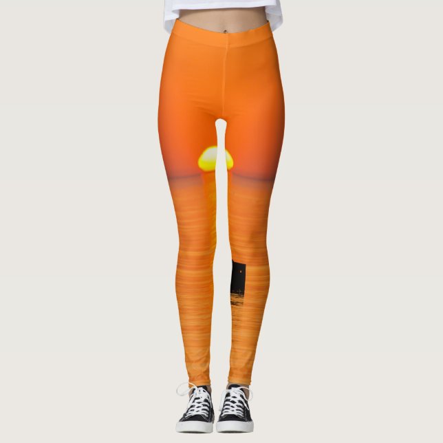 Legging Ascensão Laranja (Frente)