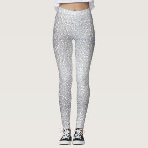Legging Aspecto Texturizado Branco