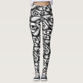 Legging Assustador do Dia das Bruxas